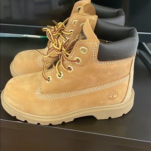 Kids 9c timberland boots worn once